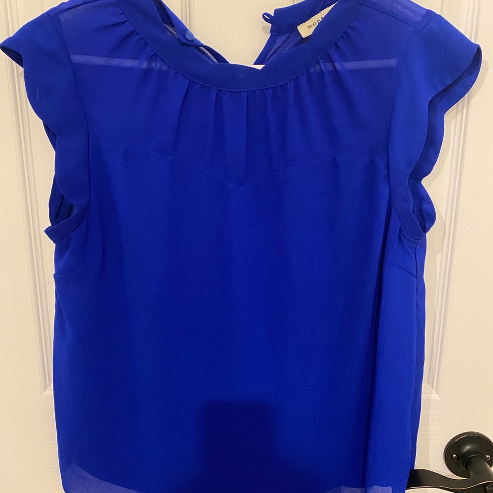 Elegant Blue Women's Top